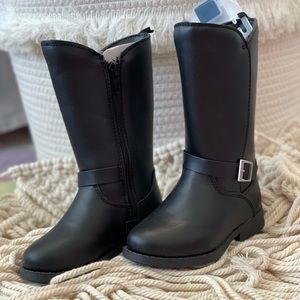 OshKosh Black Riding Boot, Toddler Size 7